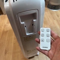 オイルヒーター  リモコン付の画像