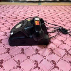 黒電話 ダイヤル式電話 昭和 レトロ アンティーク インテリア　　の画像