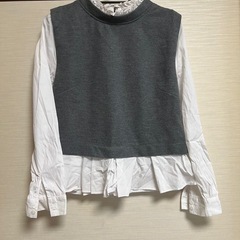 重ね着風トップス