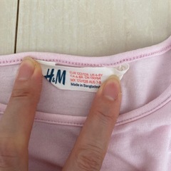 H&M 犬プリント Tシャツ 122/128の画像