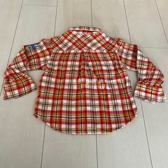 JUNK サイズ95チェック柄シャツの画像