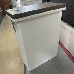 ゴミ箱　No.567　ワンタッチペール　ブラウン/ホワイト　20L　【リサイクルショップどりーむ荒田店】の画像