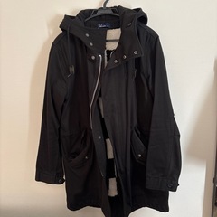 フレッドペリー　モッズコート　黒色