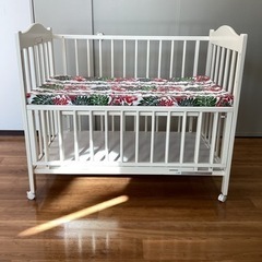 ベビーベッド【町田市再生家具】242498の画像