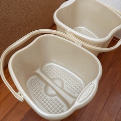 フットバス　足湯バケツ　2個