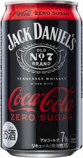ジャックダニエル\u0026コカ·コーラ Alc.7% 350ml 48缶セット 未開封品