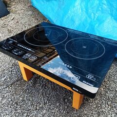 ★お届け可!!★アイリスオーヤマ ２口IHクッキングヒーター E...