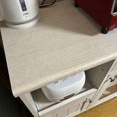 【美品】ニトリ食器棚カウンターワゴンの画像