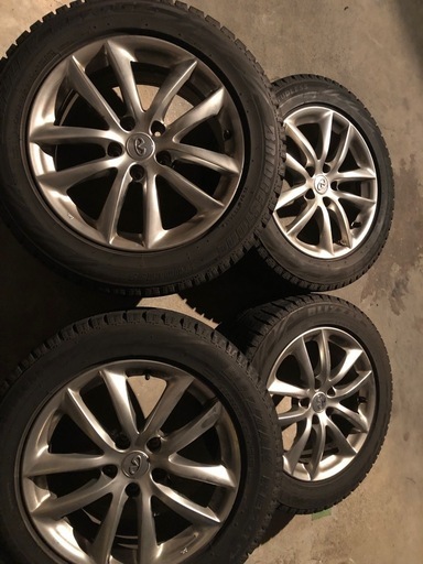 スカイラインv36 純正ホイール ブリジストン BLIZZAK