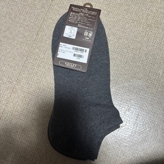 #3406 メンズ　靴下　ABCマート　グレー　スニーカーソックスの画像