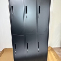 【新品】ロッカー おしゃれ スチールロッカー 6人用 ホワイト ...