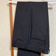冬物ウールスラックス3本w76茶、紺、ダークグレークリーニング済み　値下げ‼️の画像