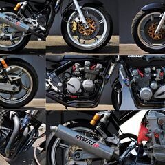ゼファー 400 良車エンジン好調♪走行18,610km 社外多 NASSERTマフラー FCRキャブ OHLINSサス BEETポイント 始動動画有 愛媛発 現状販売の画像