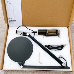 新品❤️LED.ライト クリップライト 7インチ 丸 デスクライ...