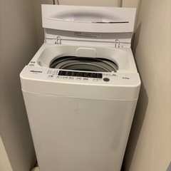 洗濯機　ハイセンス　型番HW-K45E 　