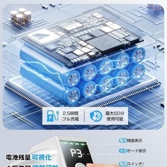 【2024新登場強化版】高圧洗浄機 コードレス 充電式 洗車機 20000mAh 8MPa バッテリー式 マキタ互換バッテリー 残量表示 洗車店監修 850W自吸式 噴射距離10M 高圧洗浄機 洗車 家庭用 3段階 6in1ノズル 高性能 コンパクト 収納ケース 持ち運び便利 ハンディ 小型 庭/屋外/階段/ガラス/ブロック塀/玄関/ベランダ/浴室/年末大掃除/キャンプの画像