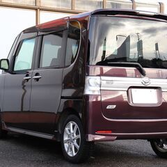 乗出し価格!! 車検2年付 タントカスタム 25年式 13.5万km 修復歴無し スマートキー 禁煙車 全国名変無料 諸費用コミコミ!の画像