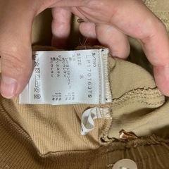 マタニティ パンツベージュの画像