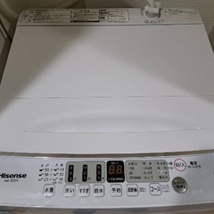 【注目品】洗濯機　Hisense HW- E5504