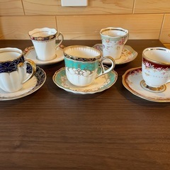 コーヒーカップ　エスプレッソカップソーサー5個セット