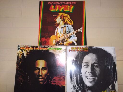 LPレコード　３枚　ボブ・マーリー　LIVE!・NATTY DREAD・KAYA ジャケット共大変綺麗