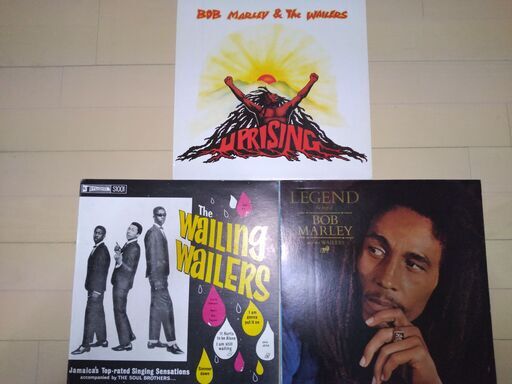 LPレコード　３枚　ボブ・マーリー　The Wailing Waillers・Uprising・Regend ジャケット共大変綺麗