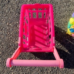 無料　ままごと ショッピングカート 子供用　ピンク スーパーマーケット おもちゃの画像