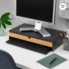 IKEA　モニタースタンド引き出し付きの画像