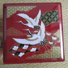 重箱　鶴　3段の画像