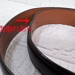BURBERRY バーバリー ベルト レザー ダークブラウン こげ茶色 ウエスト69-74cm ☆札幌市 白石店 の画像