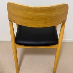 ダイニングチェア　アームチェア　２脚 の画像