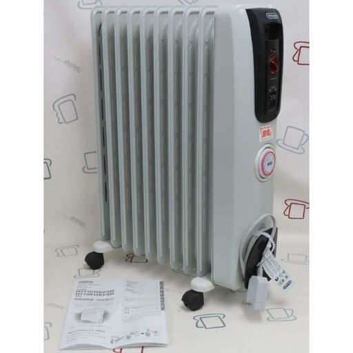 ♪DeLonghi/デロンギ オイルヒーター H771015EFSN 10枚フィン 24時間タイマー♪