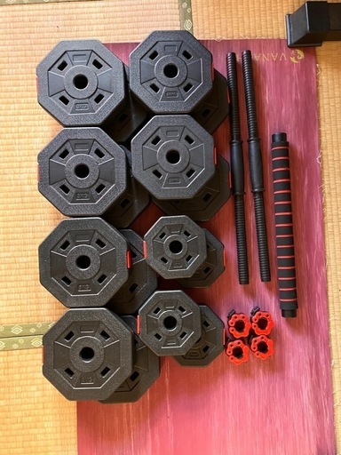 【年内限定】可変式ダンベル&フラットベンチ