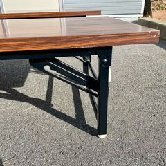 【那須町役場】折畳みテーブル茶　セット　まとめ　座卓　机　会議　畳　和【管理番号033】の画像