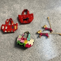 （新品）猫ちゃん・ミニミニグッズ（5点セット）ハンドメイド