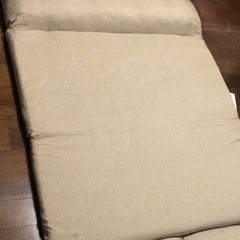 値下げ中！ ローソファー 座椅子 ベッド 3way  幅広100cm  簡易ソファベッドの画像