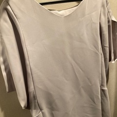 【グレージュ】パーティドレス【M】の画像