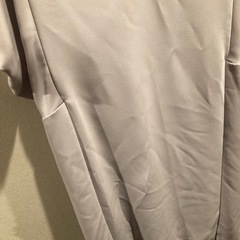 【グレージュ】パーティドレス【M】の画像