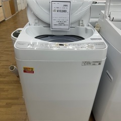 【ドリーム川西店御来店限定】シャープ　洗濯機　ES-GE6C／クリーニング済み 【2002146255601847】