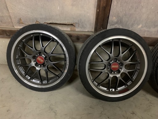 1本ガリっちゃいました 送料無料BBS RS-GT  20インチ
