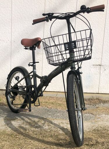 ほぼ新品状態 Three Stone 20インチ折り畳み自転車外装6段変速