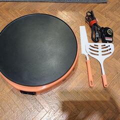 手作りクレープ用ホットプレートの画像
