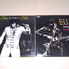 LPレコード　２点　エルビス・プレスリー　ジャケット共良