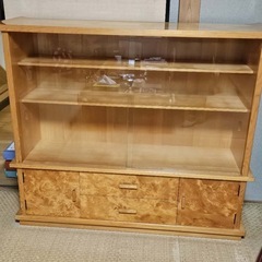 木製キッチン収納棚