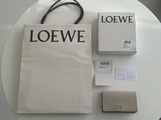 【美品】ロエベ　アナグラムビジネスカードホルダー