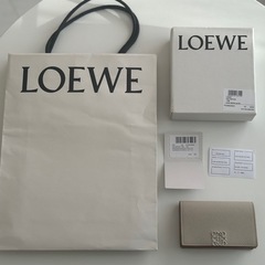 【美品】ロエベ　アナグラムビジネスカードホルダーの画像