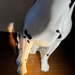 犬 陶器 置物の画像