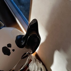 犬 陶器 置物の画像