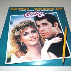 LPレコード２枚　映画ｻﾝﾄﾗ GREASE グリース　ジョントラボルタ　オリビアニュートンジョン　５０’ｓ名曲　ジャケット共綺麗の画像
