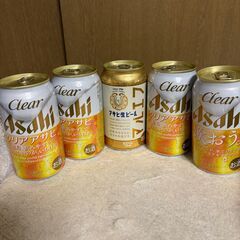 ☆ビール、発泡酒5本+酎ハイ5本セット　税込1000円☆①の画像